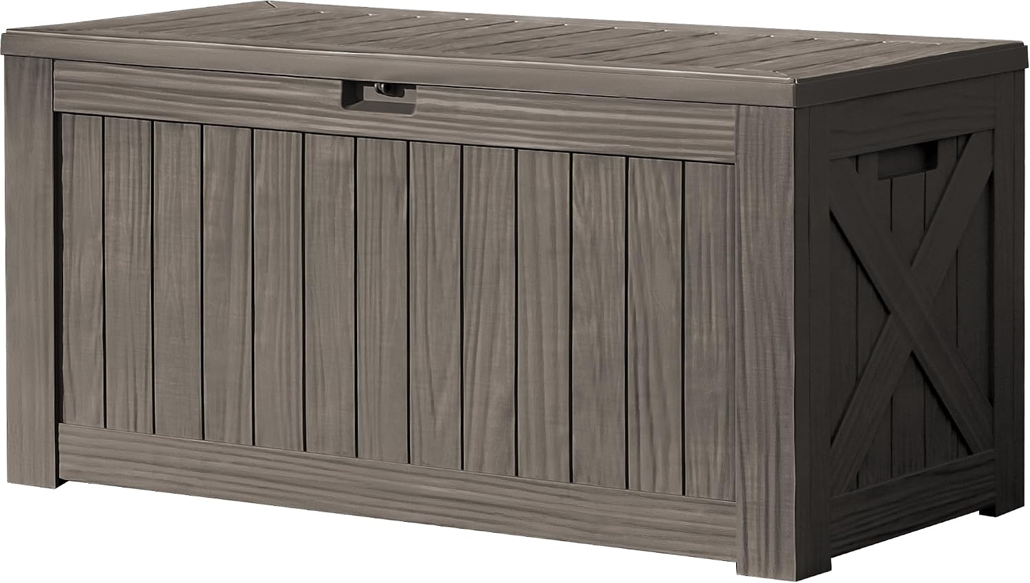 Outdoor Furniture Wooden - Duży schowek ogrodowy o pojemności 120