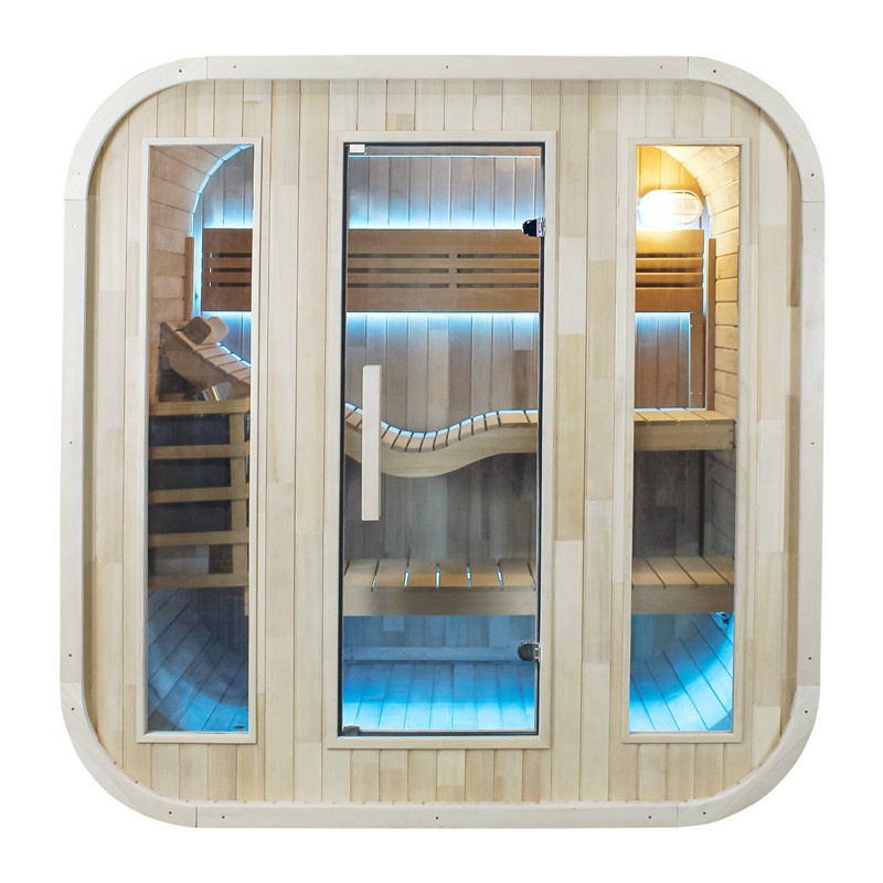 Outdoor Furniture Wooden - Zewnętrzna sauna w stylu nowoczesnym, sauna