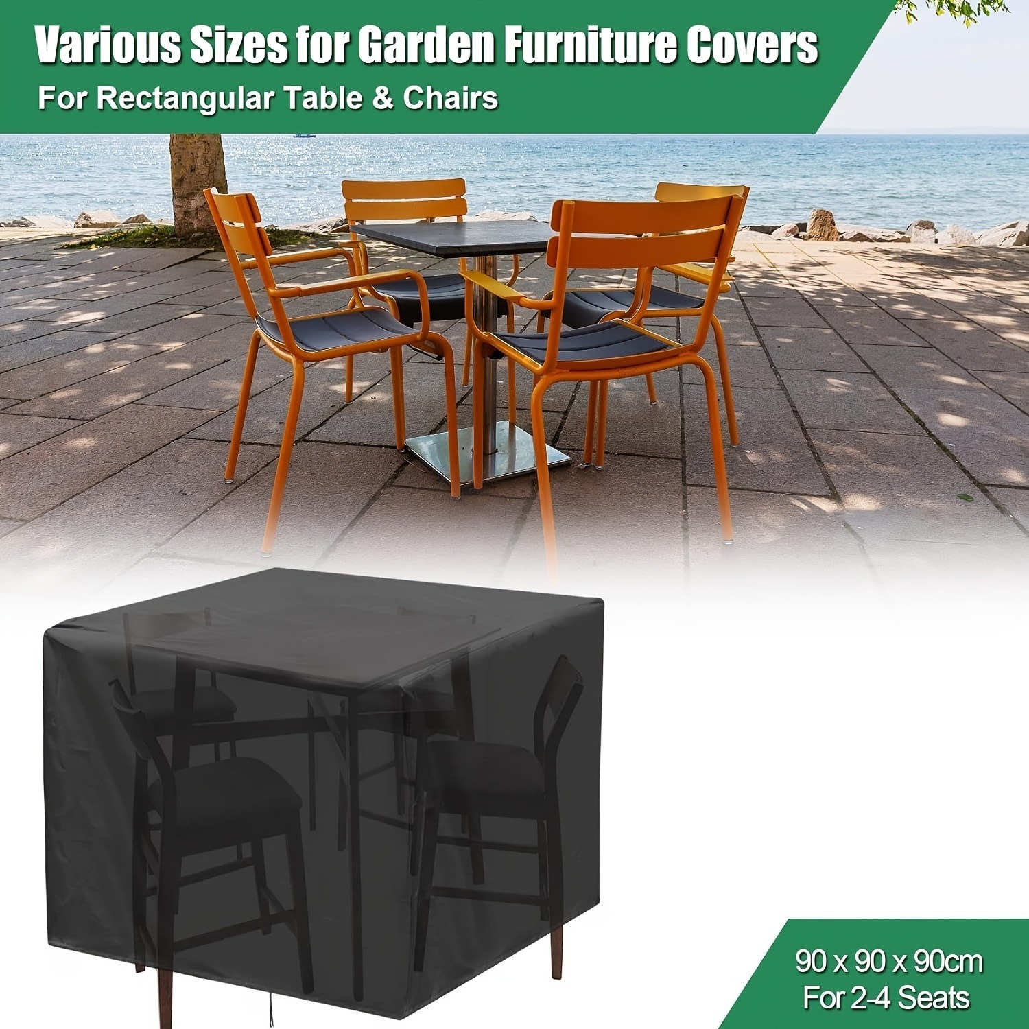 Outdoor Furniture Protector - Wytrzymała osłona na meble ogrodowe 210D