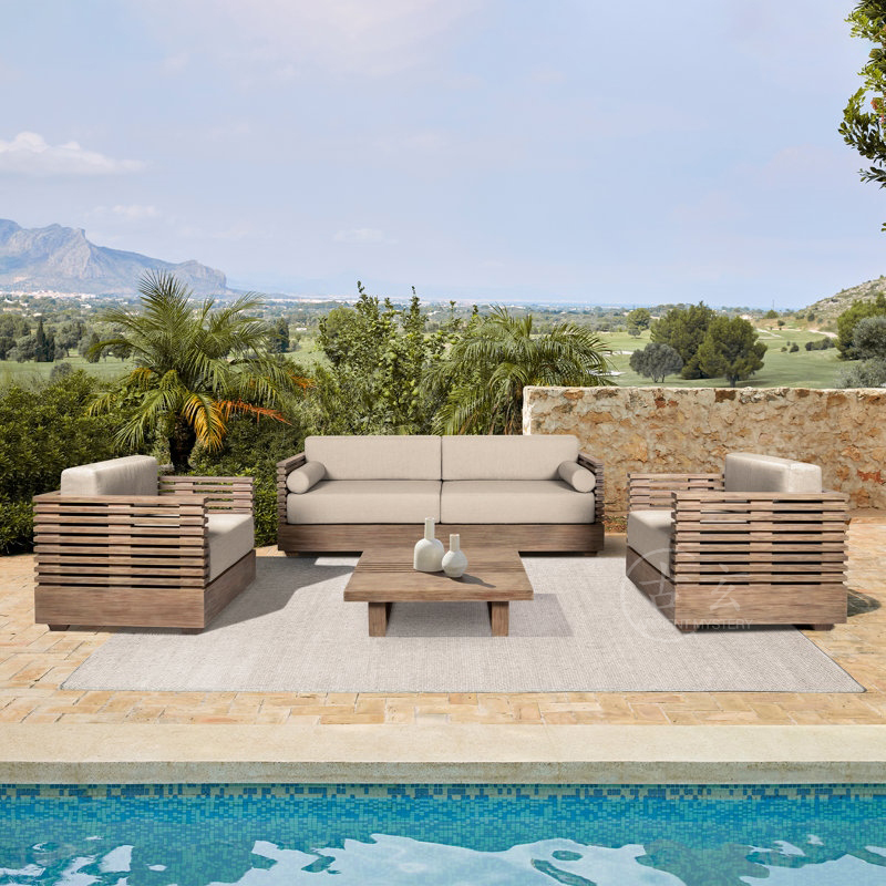 Outdoor Furniture Upholstery - Nowoczesny luksusowy zestaw mebli ogrodowych z