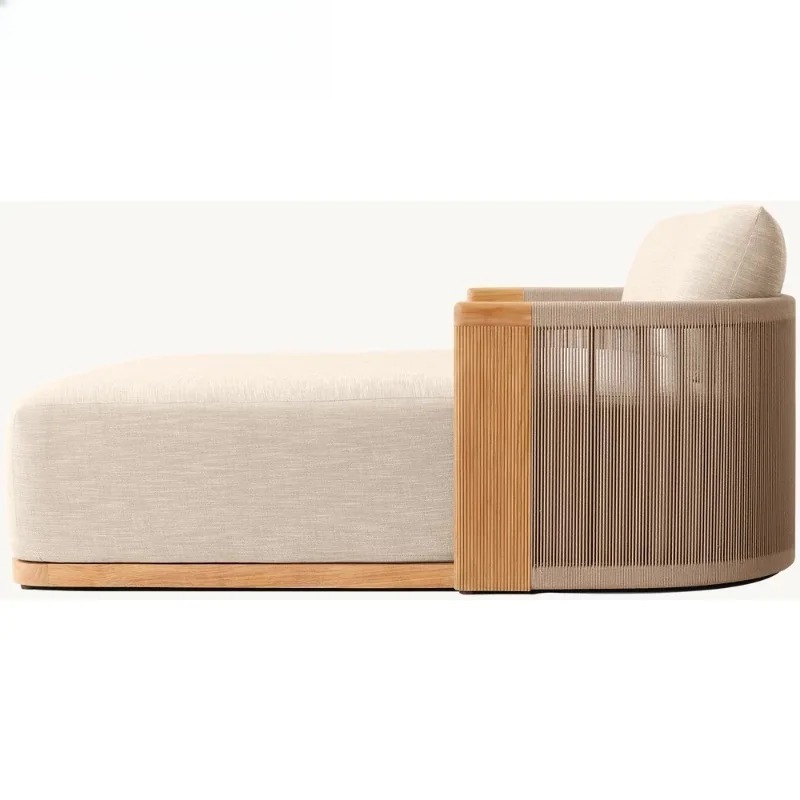 Leżanka ogrodowa z teaku, odpo – Outdoor Daybed Furniture recenzja i cena