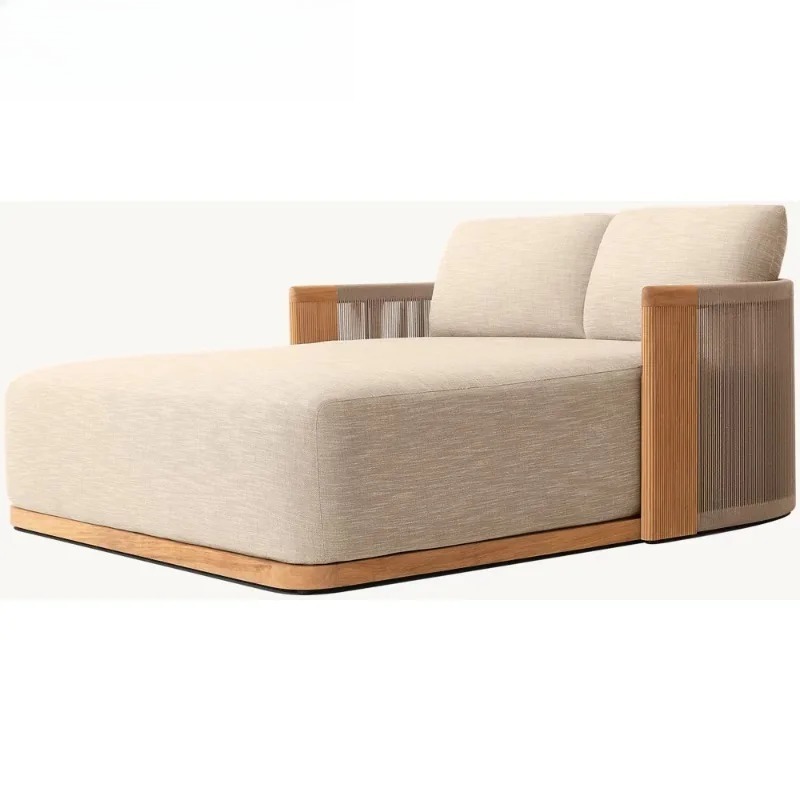 Leżanka ogrodowa z teaku, odpo – Outdoor Daybed Furniture recenzja i cena