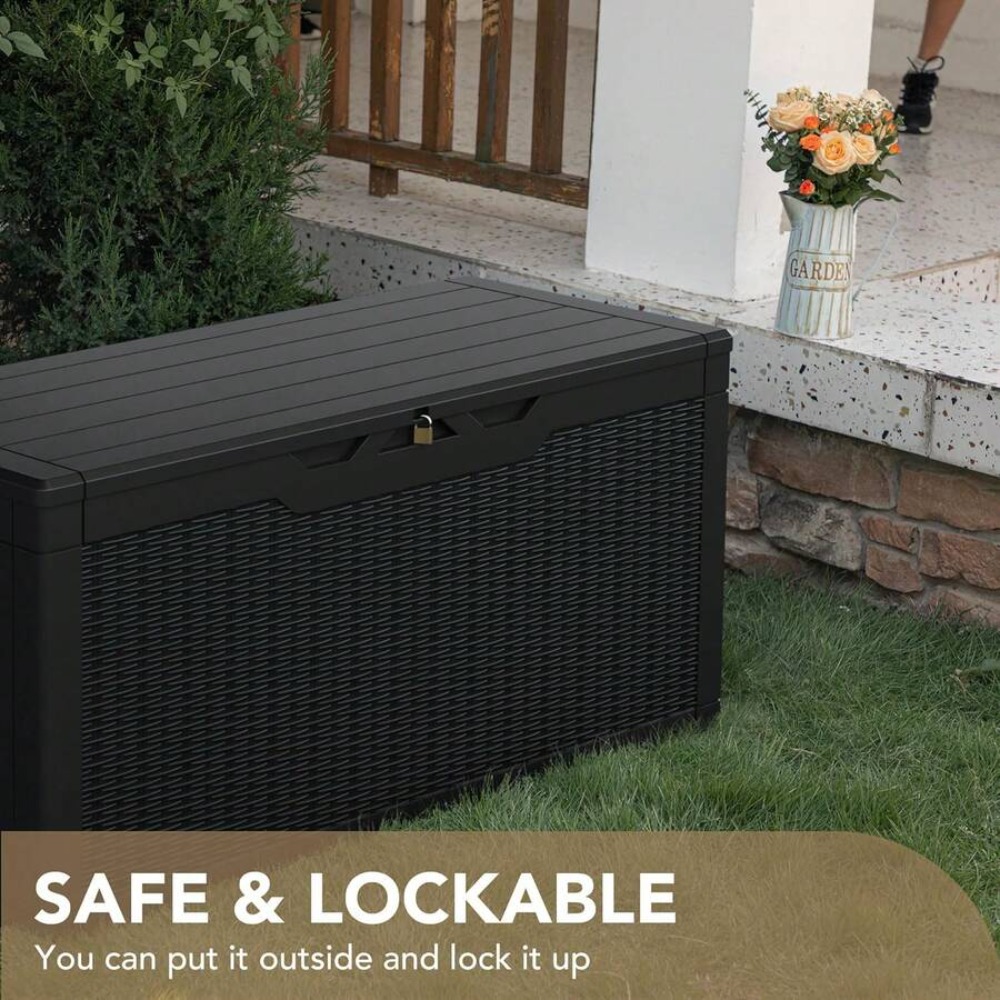 Duży zamykany na klucz pojemni – Outdoor Furniture For Pool recenzja i cena