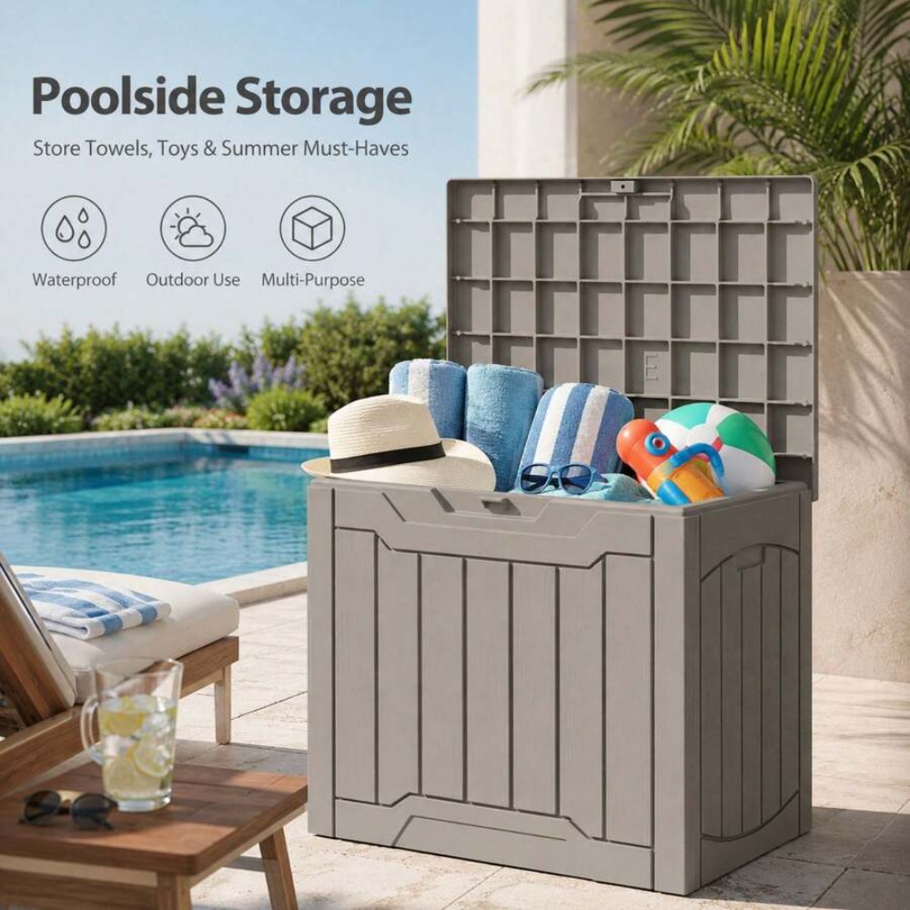 Wodoodporny pojemnik z żywicy  – Outdoor Furniture For Pool recenzja i cena