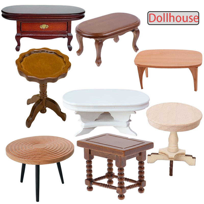 1:12 Miniaturowy stolik do dom – Outdoor Furniture Wooden recenzja i cena