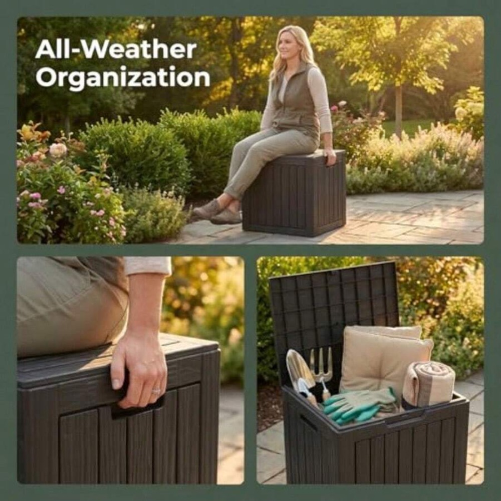 Wodoodporny pojemnik z żywicy  – Outdoor Furniture For Pool recenzja i cena