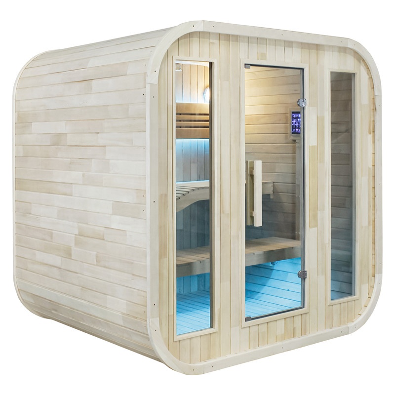 Zewnętrzna sauna w stylu nowoc – Outdoor Furniture Wooden recenzja i cena
