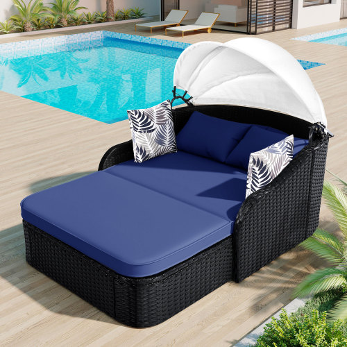 Leżanka ogrodowa 79,9 cala z r – Outdoor Daybed Furniture recenzja i cena