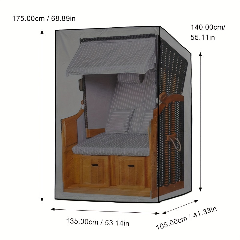 Jednoczęściowy czarny pokrowie – Outdoor Furniture Protector recenzja i cena