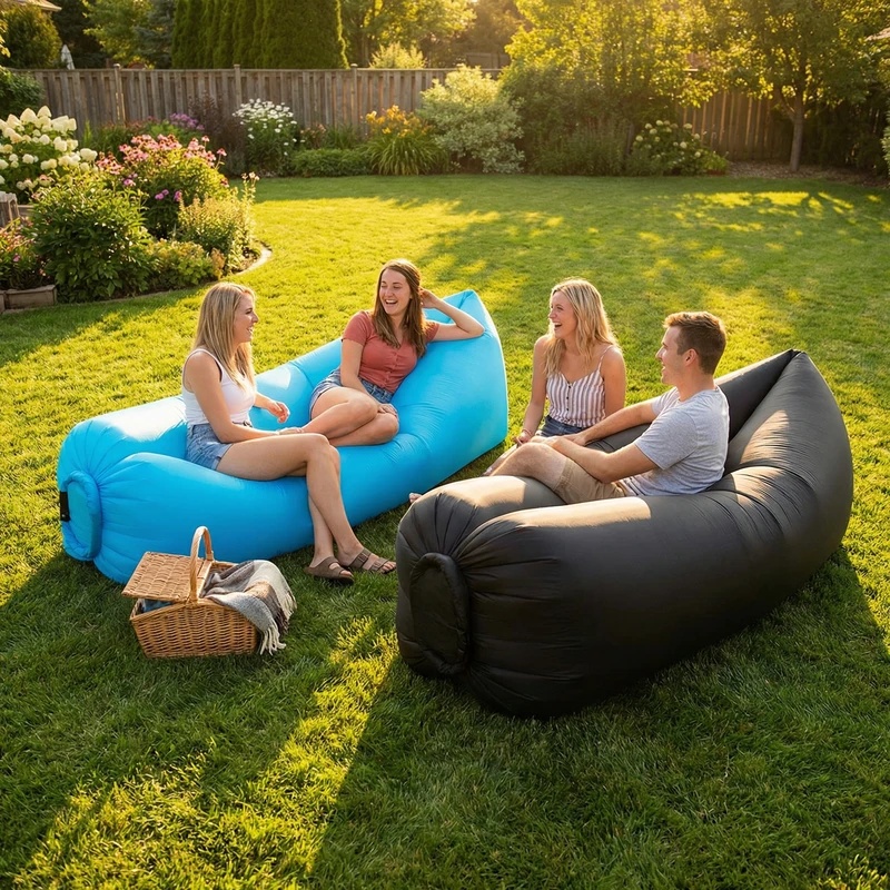 Przenośny dmuchany leżak-sofa, – Outdoor Furniture For Pool recenzja i cena