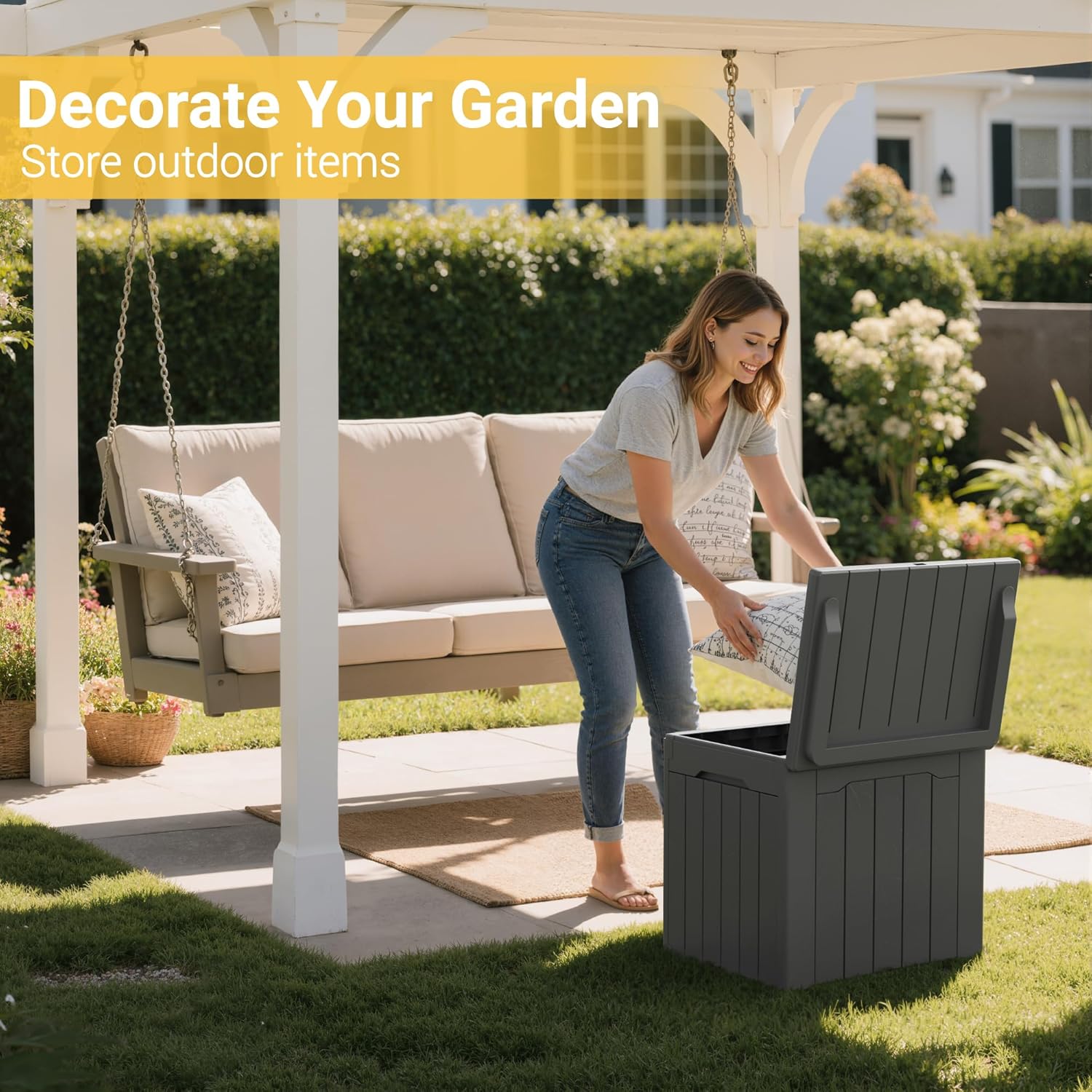 Skrzynia do przechowywania na  – Outdoor Furniture For Pool recenzja i cena