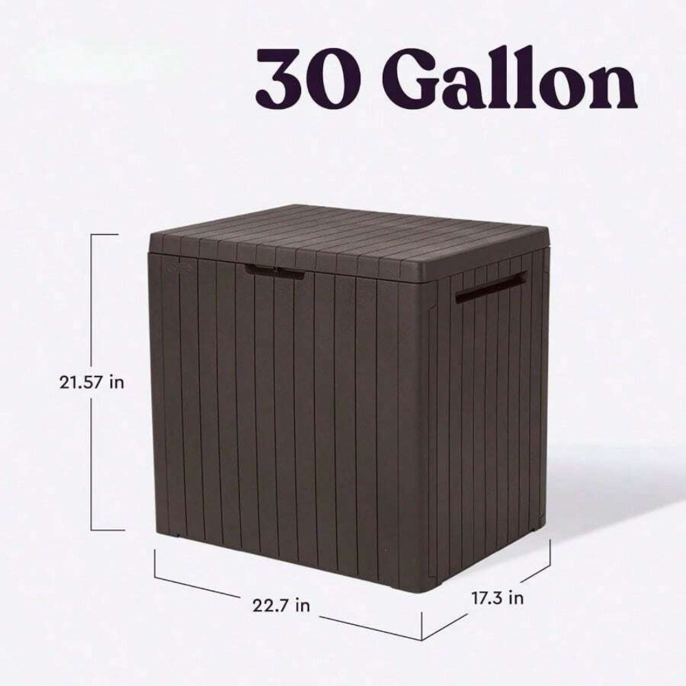 30-galonowy pojemnik z żywicy  – Outdoor Furniture For Pool recenzja i cena
